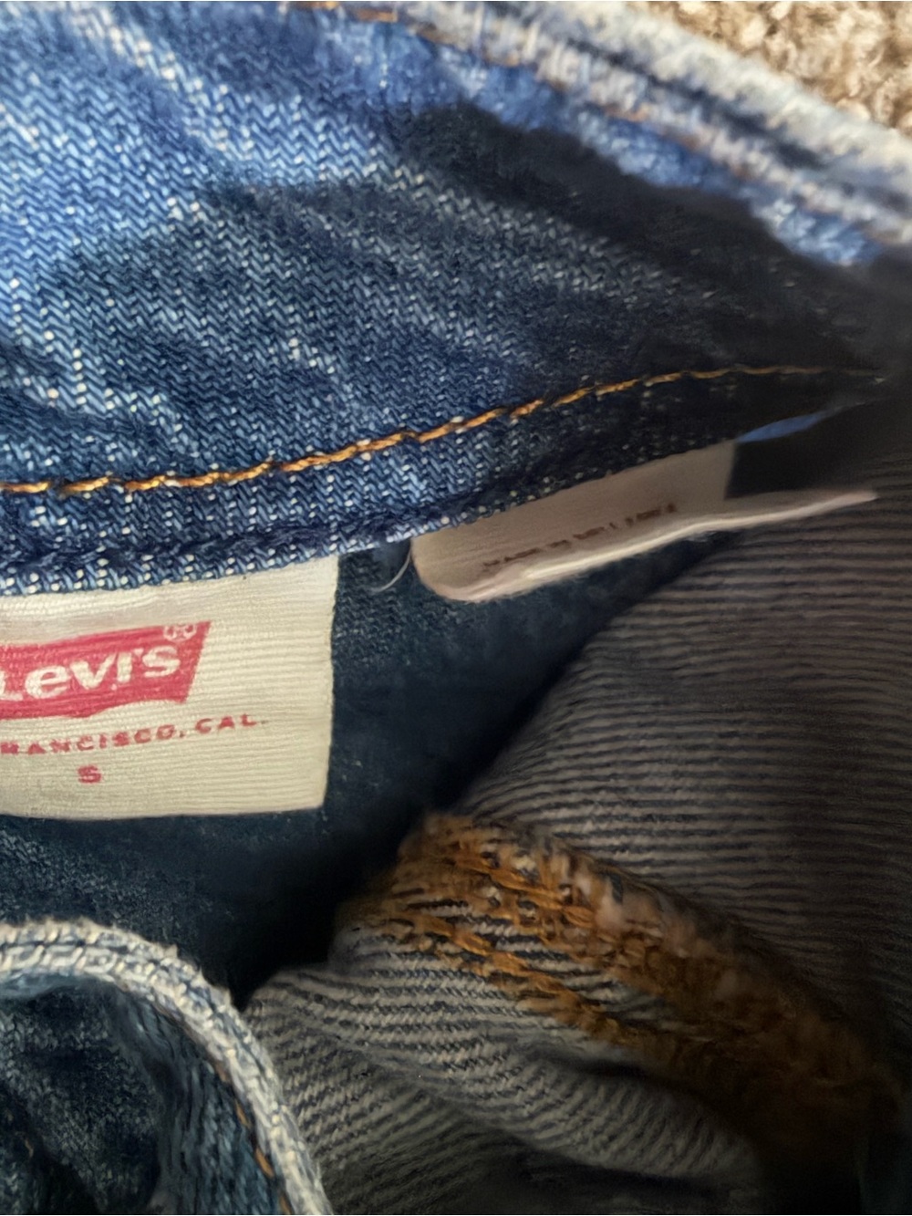 Levi's Light Blue Wide-Leg Denim Jumpsuit - Picture 9 of 12